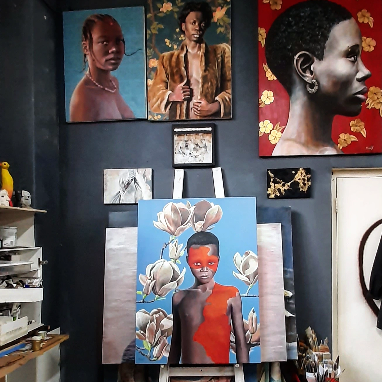 2021, in the Woodstock studio I shared with the inimitable Patrick Bongoy