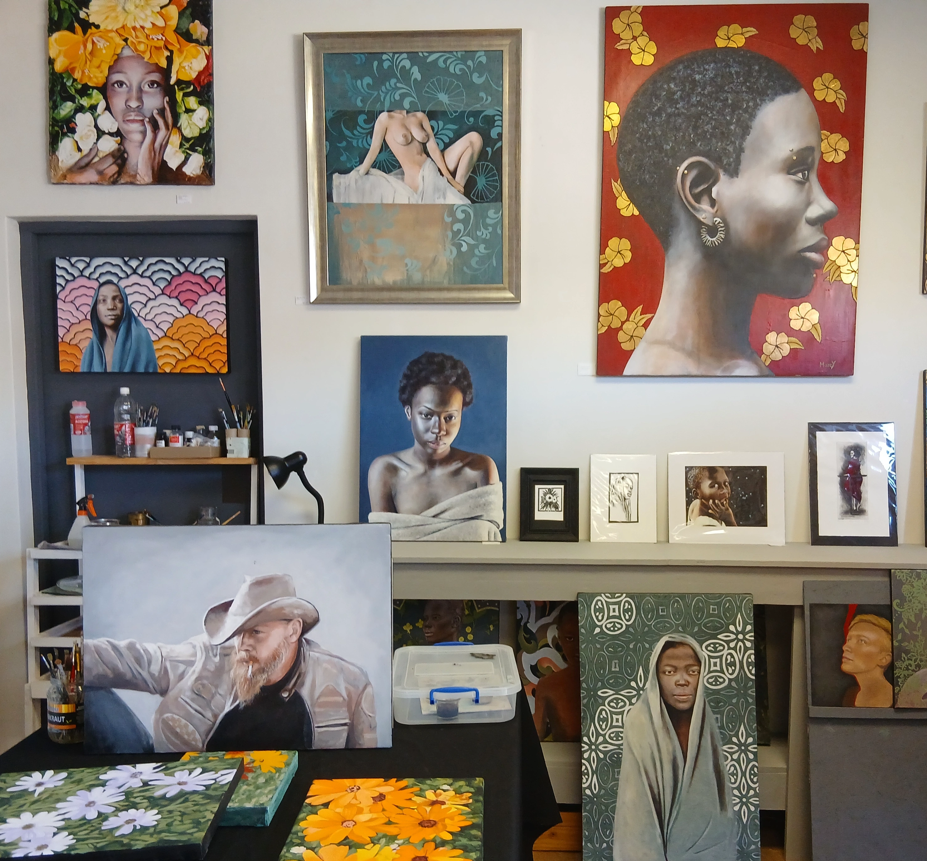 The open studio in Pringle Bay