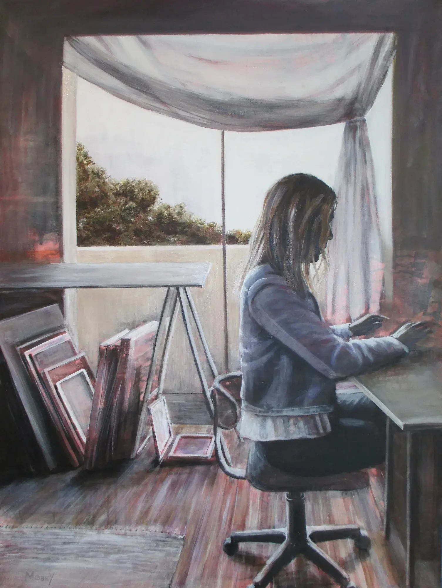 Anna in the Studio