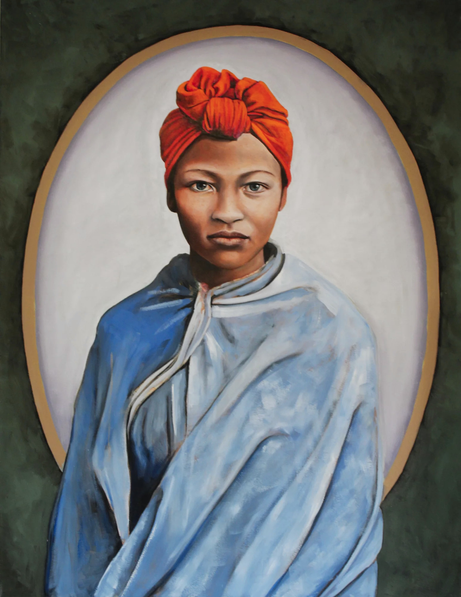 Mary in a Blue Blanket