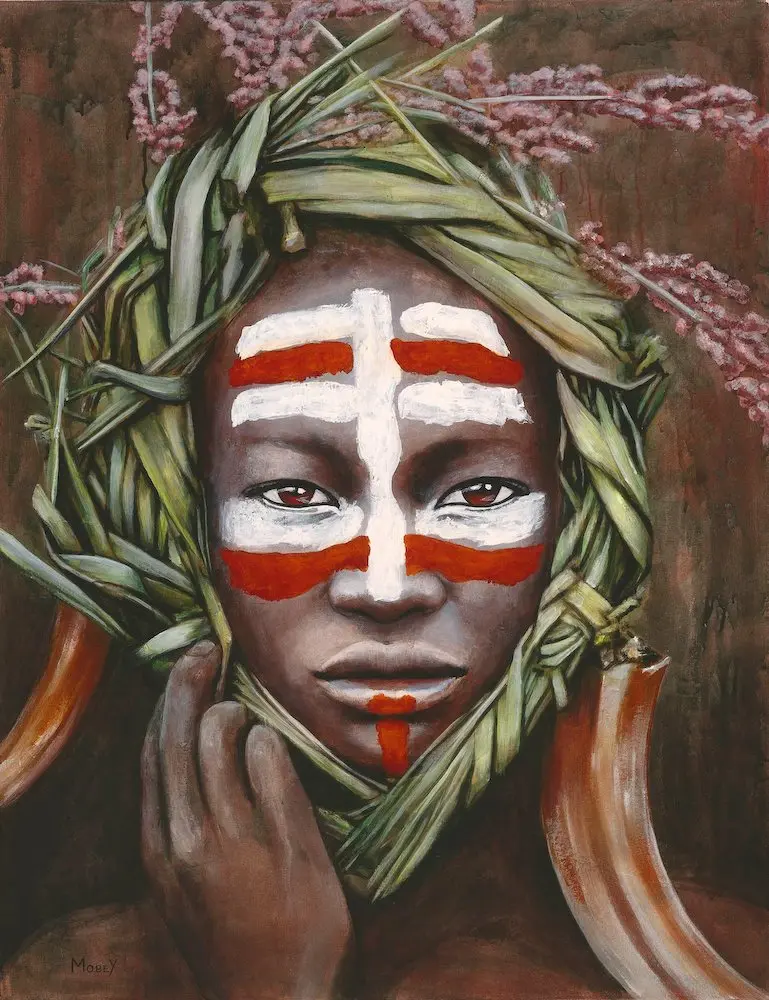 Youth with Tusks and Heather